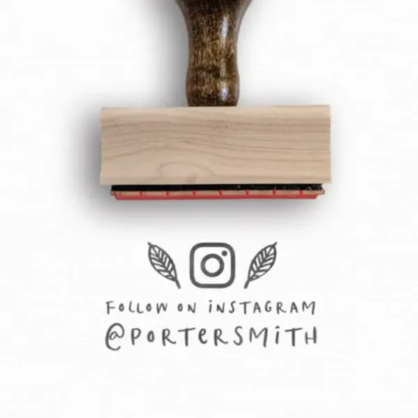 Custom Stamp with Ink Pad - Image 2